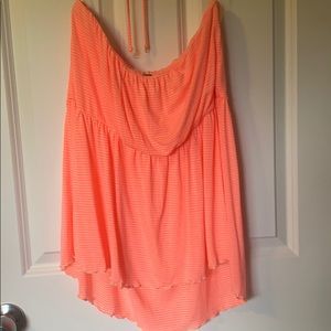 Free People strapless summer top